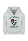 Bonpoint Green Sweatshirt For Boy With Logo In Green