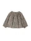 Bonpoint Griotte Smockee Blouse In Multicolour