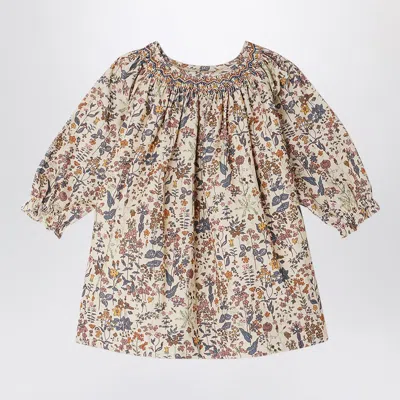 Bonpoint Griottine Multicoloured Corduroy Dress In Multicolor