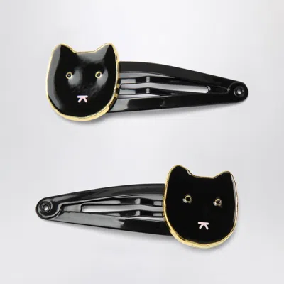 BONPOINT HAIR CLIPS WITH CAT