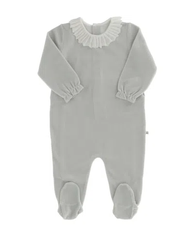 Bonpoint Velvet Jumpsuit In Gray