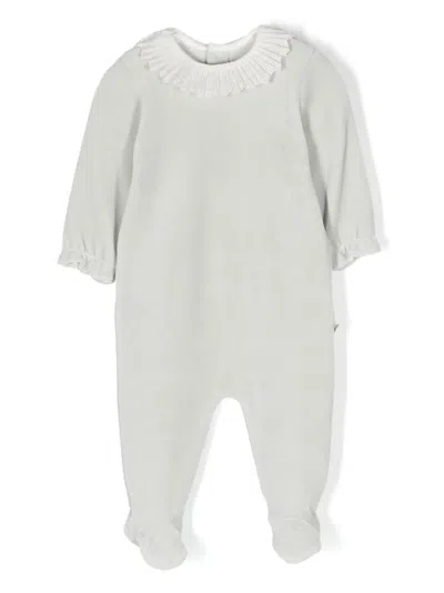 Bonpoint Babies' Heritier Cotton-blend Pajamas In Grey