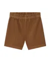 Bonpoint High-waisted Corduroy Shorts In Brown