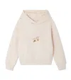 Bonpoint Embroidered-bow Hoodie In Neutral