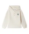 Bonpoint Hooded Embroidered Hoodie In White