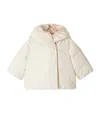 Bonpoint Hooded Puffer Coat In Neutral