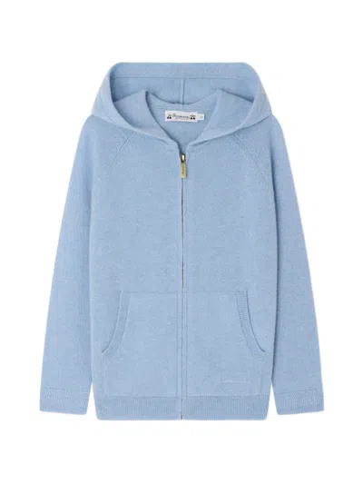 Bonpoint フーデッド カーディガン In Blue