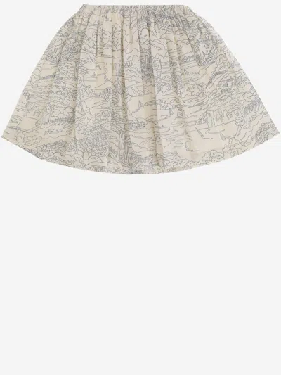 Bonpoint Illustrated Print Skirt In Multi