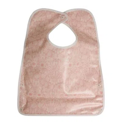 Bonpoint Infant Waxed Cotton Bib In Pink