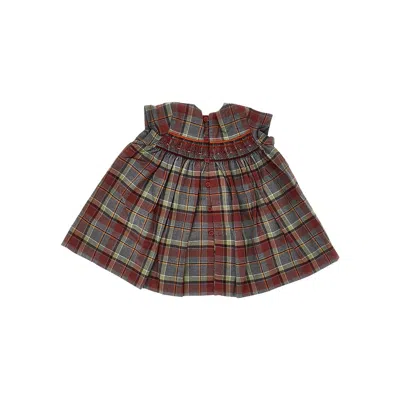 Bonpoint Ini Dress With Diamonds Motif Kids In Brown