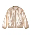 Bonpoint Jacantha Leather Jacket In Gold