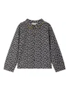 Bonpoint Jacinthe Cherry-print Shirt In Black