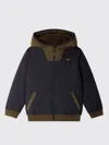 Bonpoint Logo Crest Puffer Jacket In Blue