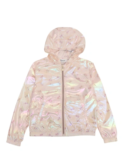 Bonpoint Jacket With Cherry Pattern In Pink