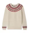 Bonpoint Jacquard Rhinestone-detail Jamon Sweater In Neutral