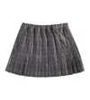 Bonpoint Colllege Skirt In Grey
