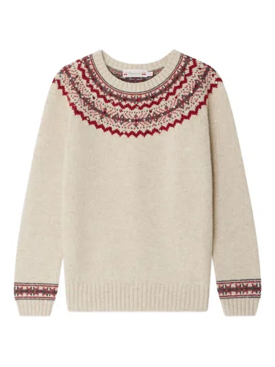 Bonpoint Jamon Patterned Top In Neutral