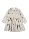 Bonpoint Janessa Girls Dress With Cherry Embroidery In Multi