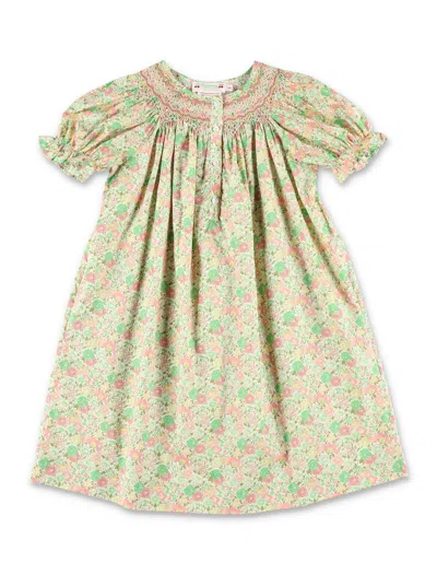 BONPOINT BONPOINT JARAH SMOCKED LIBERTY FLORAL GIRLS DRESS