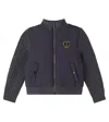Bonpoint Jarod Ribbed-knit Jacket In Blue