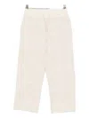 Bonpoint Jawen Drawstring Patterned Track Pants In White