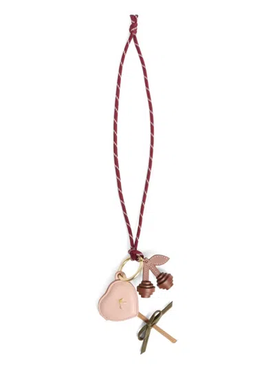 Bonpoint Kids' Jaya Leather Necklace In Brown