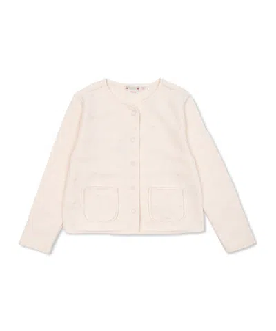Bonpoint Jeanna Pocket Jacket In Neutral