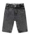 Bonpoint Jeans With Belt Loops In Black