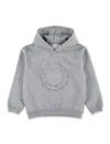 Bonpoint Cotton Jessim Hoodie In Gray