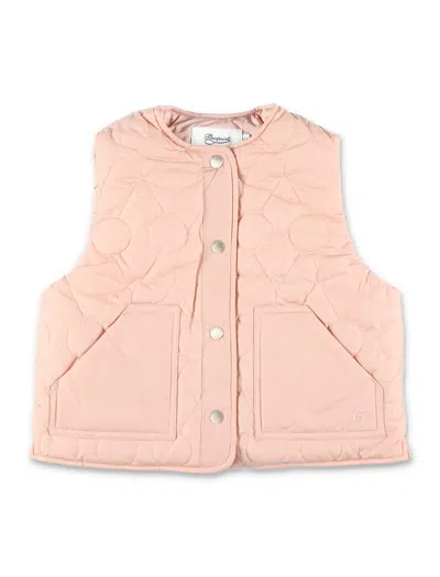 BONPOINT BONPOINT JILIAN QUILTED PINK VEST
