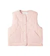 Bonpoint Quilted Floral-pattern Vest In Pink