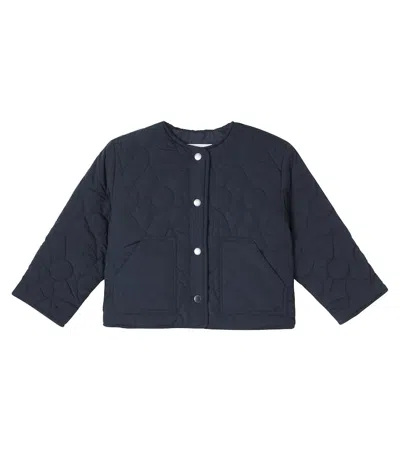 Bonpoint Kids' Jill Quilted Jacket In Black