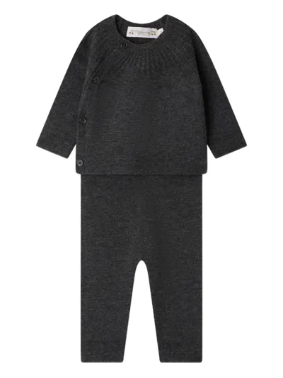Bonpoint Babies' Jina Pajamas In Black