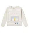 Bonpoint Jodora Embroidered Wool Sweater In Neutral