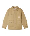 Bonpoint Joey Organic Cotton Shirt In Gold