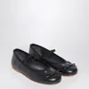 Bonpoint Joie Black Leather Ballet Flats In Black