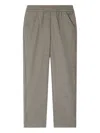 Bonpoint Jones Checked Elastic-waist Trousers In Gray