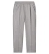 Bonpoint Jones Checked Wool Flannel Pants In Gray