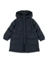 Bonpoint Jorgie Parka Coat In Blue