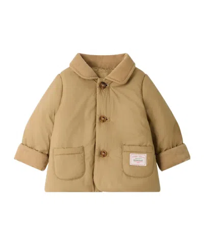 Bonpoint Babies' Joseph Detachable-hood Jacket In Brown