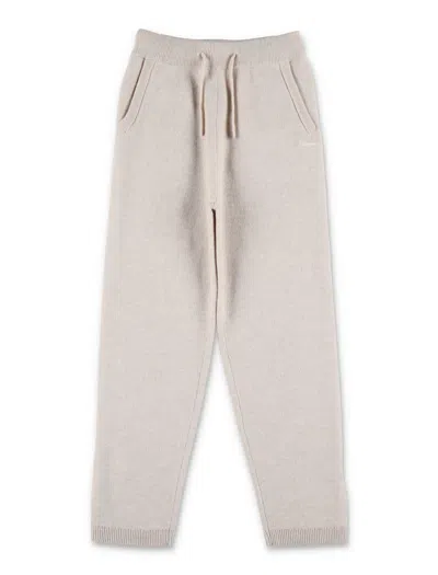 Bonpoint Josolis Wool-cashmere Joggers For Girls In Beige