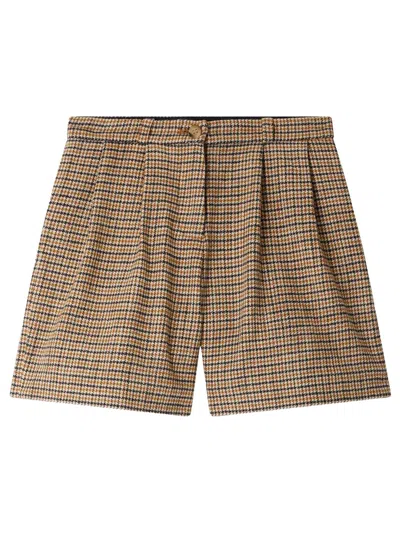 BONPOINT JUA CHECKED FLANNEL SHORTS