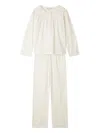 Bonpoint Jucie Button-front Pyjama Set In White