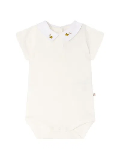 Bonpoint Juillet ボディスーツ In White