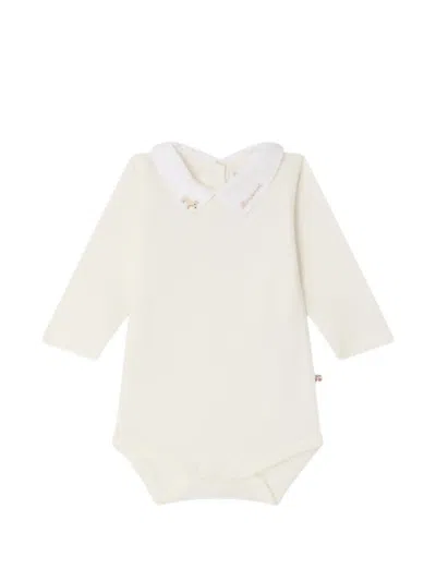 Bonpoint Juillet ボディスーツ In White