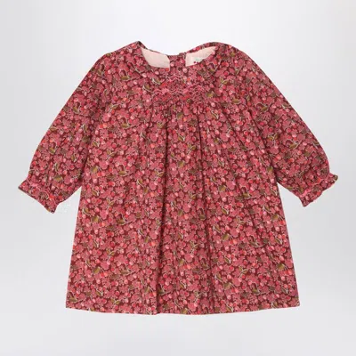 Bonpoint Juju Dress In Red Liberty Fabric In Multi
