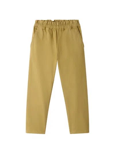 Bonpoint Kids' July Elasticated Trousers In Green
