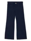 Bonpoint Junon Flared Corduroy Trousers In Blue