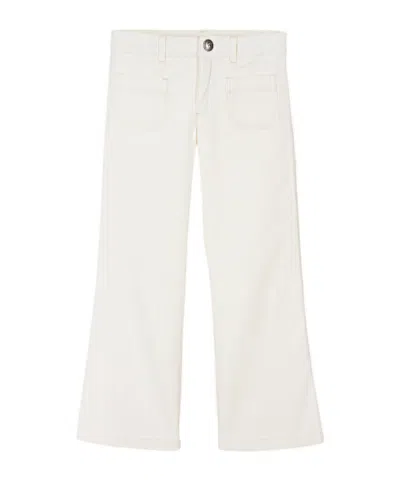 Bonpoint Wide-leg Jeans In White
