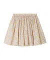 Bonpoint Jupe Floral-print Cotton Skirt In White